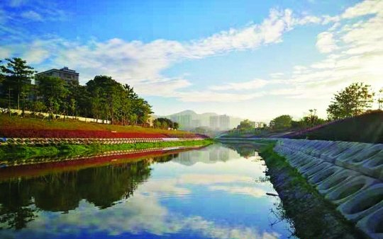深圳沃德嘉電源產品應用于深圳坪山河綜合整治及水質提升工程